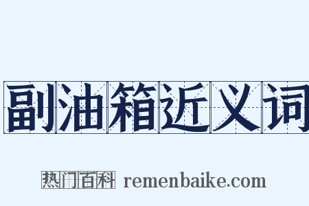 副油箱近义词是什么意思的图片